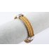 MJ036 - Multilayer braided leather bracelet